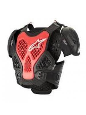 BIONIC FULL CHEST PROTECTOR BLACK/RED M/L